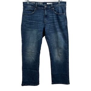 TK Axel Jeans Slim Boot Stretch Straight Leg‎ Zip Fly Blue Men Size 36Wx30L